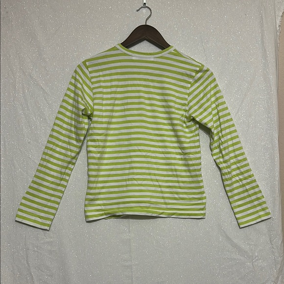 Comme des Garcons Green and Red Long Sleeve Tee - Picture 5 of 5